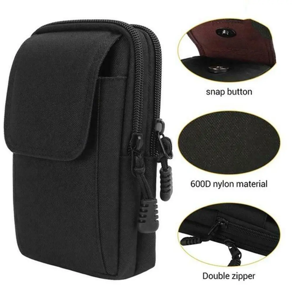 Edc Carry Fanny Pack - Tactische MOLLE-riem met heuptas voor heren,