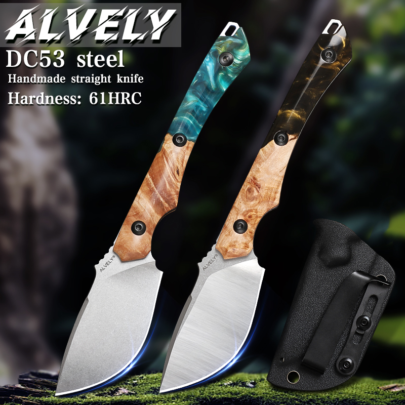 Edc Carry Knife - DC53 stalen vast mes, outdoor jachtmes