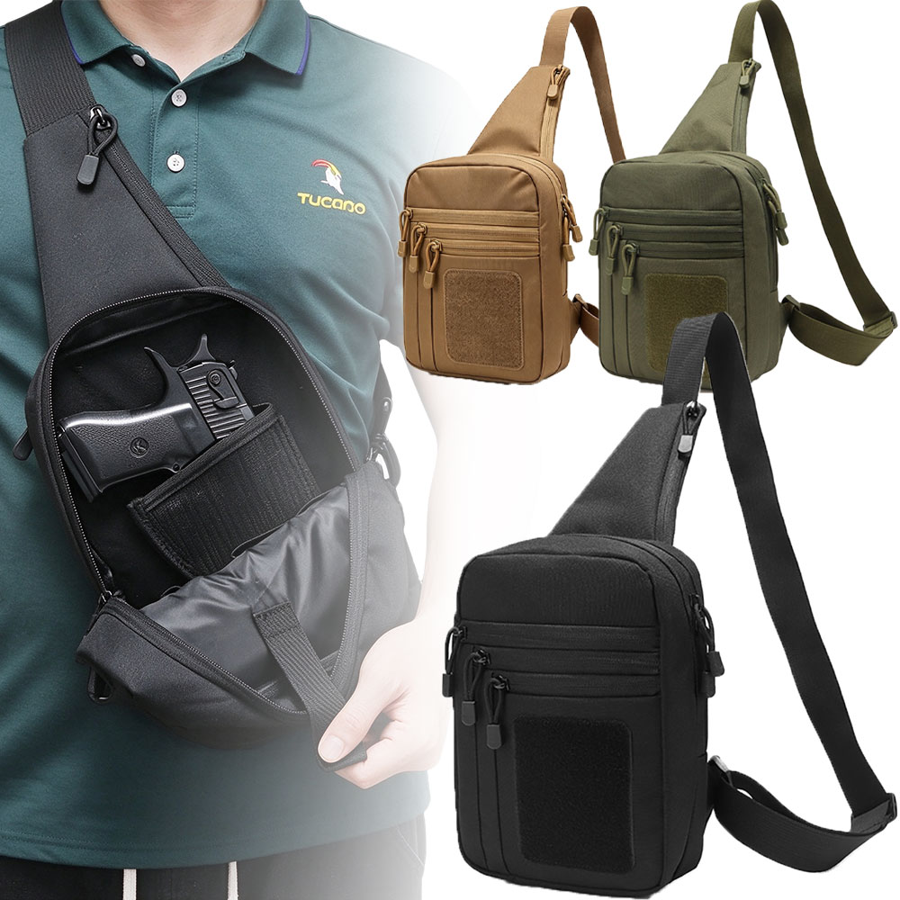 Edc Concealed Carry Sling Bag - Tactische crossbody schoudertas voor pistool, verborgen