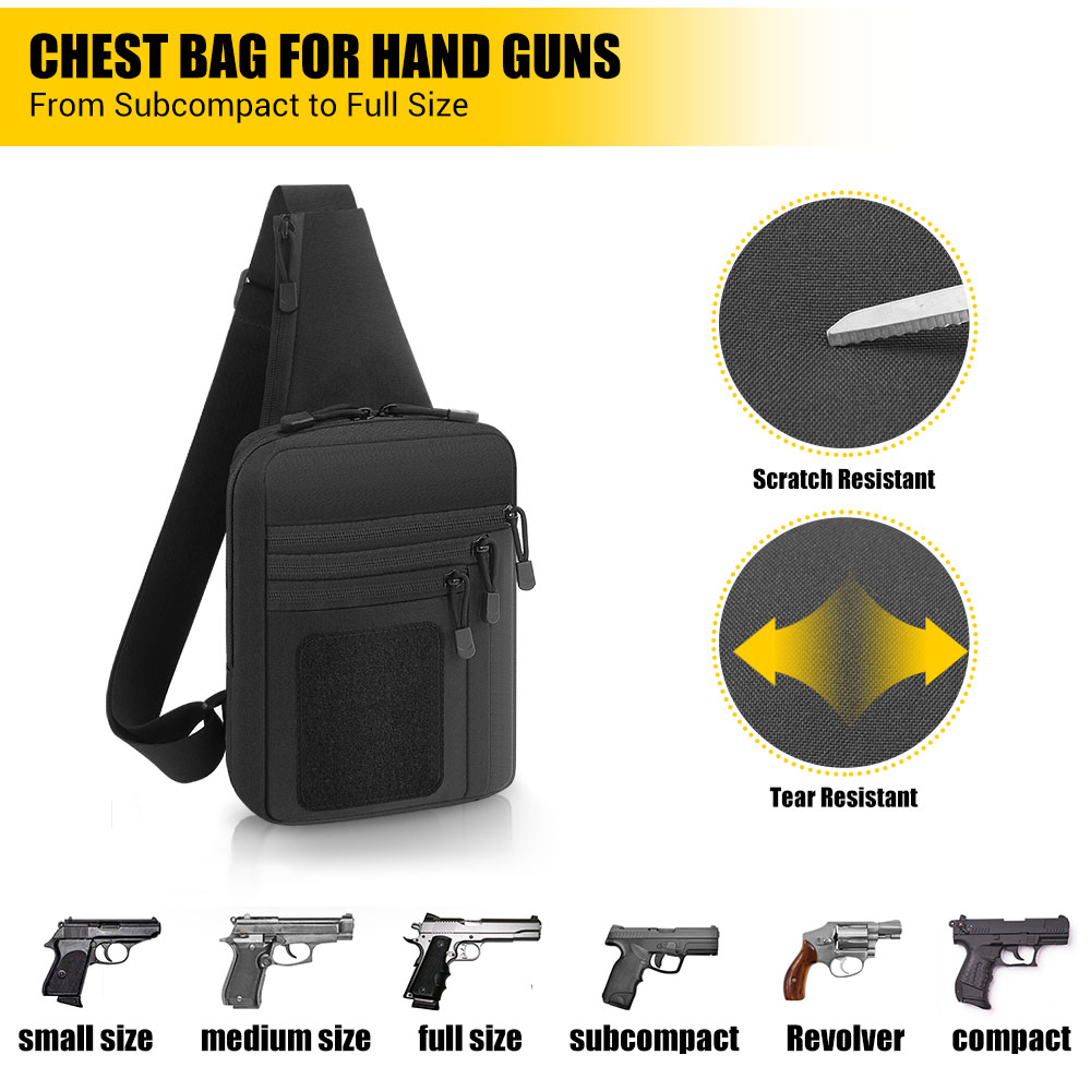 Tactische pistooltas Verborgen - Edc Concealed Carry Sling Bag recensie en prijs
