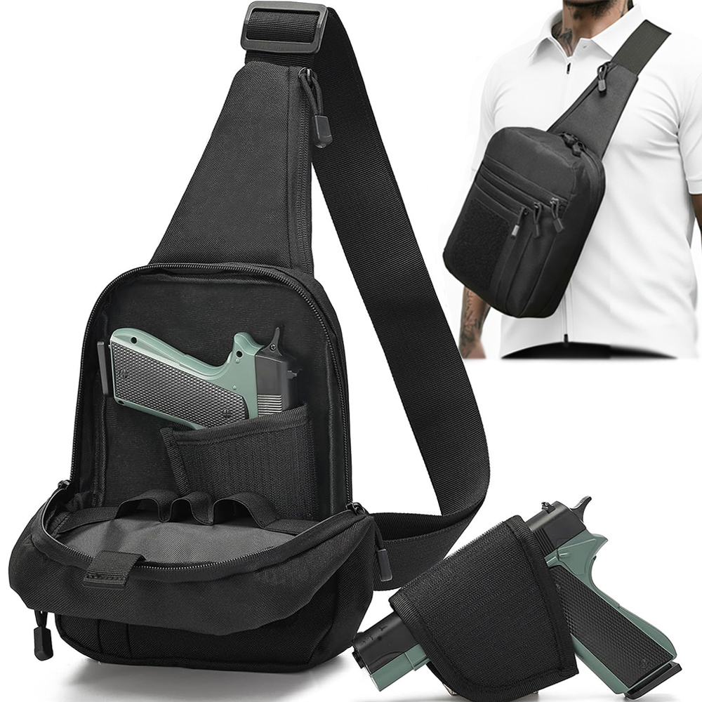 Tactische pistooltas, verborge - Edc Concealed Carry Sling Bag recensie en prijs