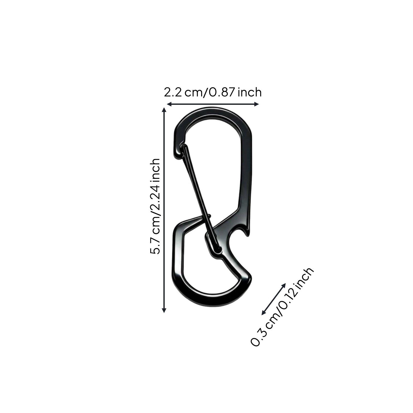 Metalen sleutelhanger flesopen - Edc Carry Clip recensie en prijs