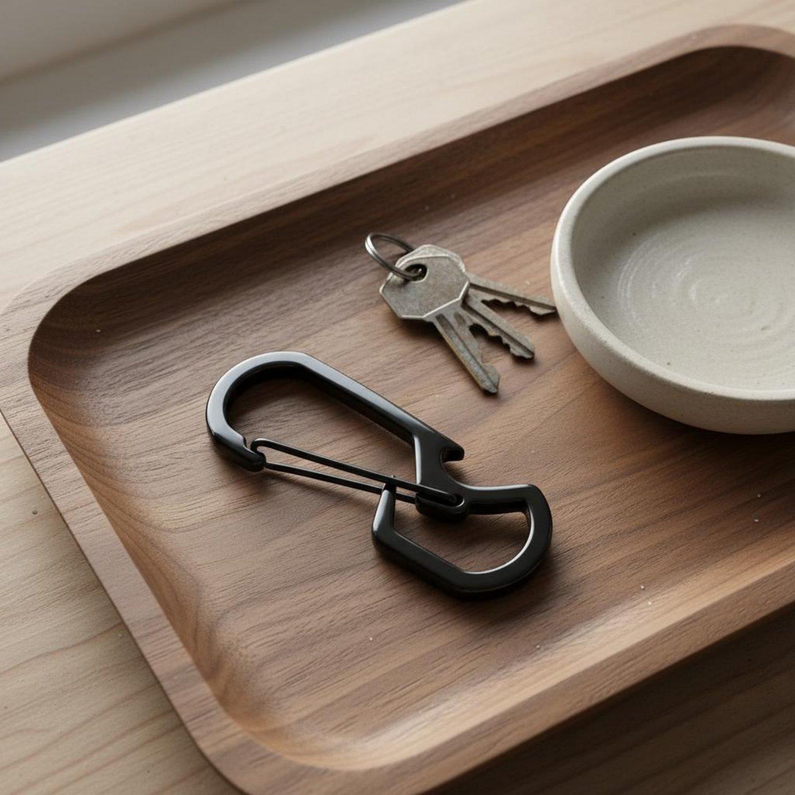Metalen sleutelhanger flesopen - Edc Carry Clip recensie en prijs