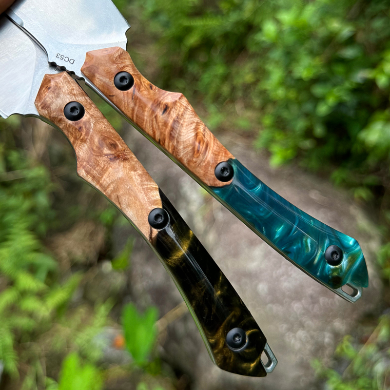 DC53 stalen vast mes, outdoor  - Edc Carry Knife recensie en prijs