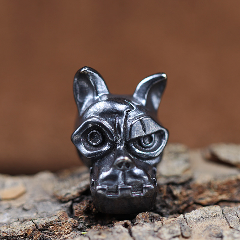 Bulldog hoofd messing mes kraa - Edc Everyday Carry Knives recensie en prijs